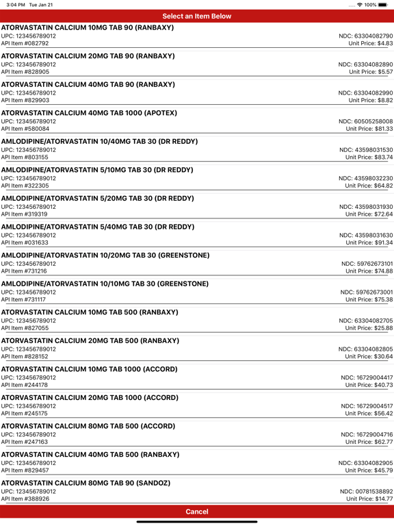 Scan & Toss Mobile iPad screenshot 2 - Business app