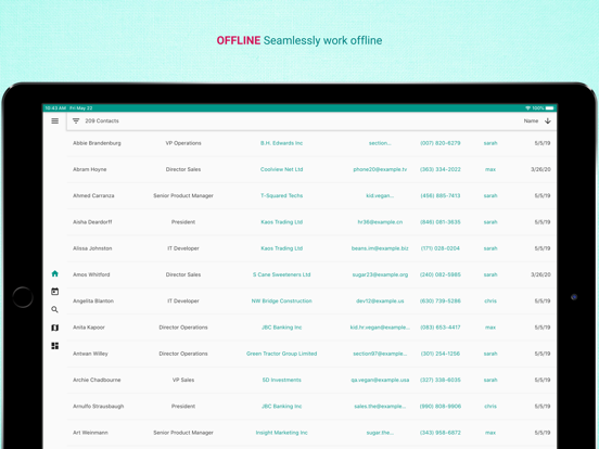 Yathit SuiteCRM App iPad screenshot 2 - Productivity app
