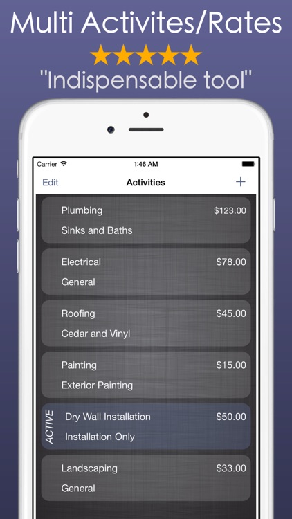 Timesheet Work & Hours Tracker screenshot-3