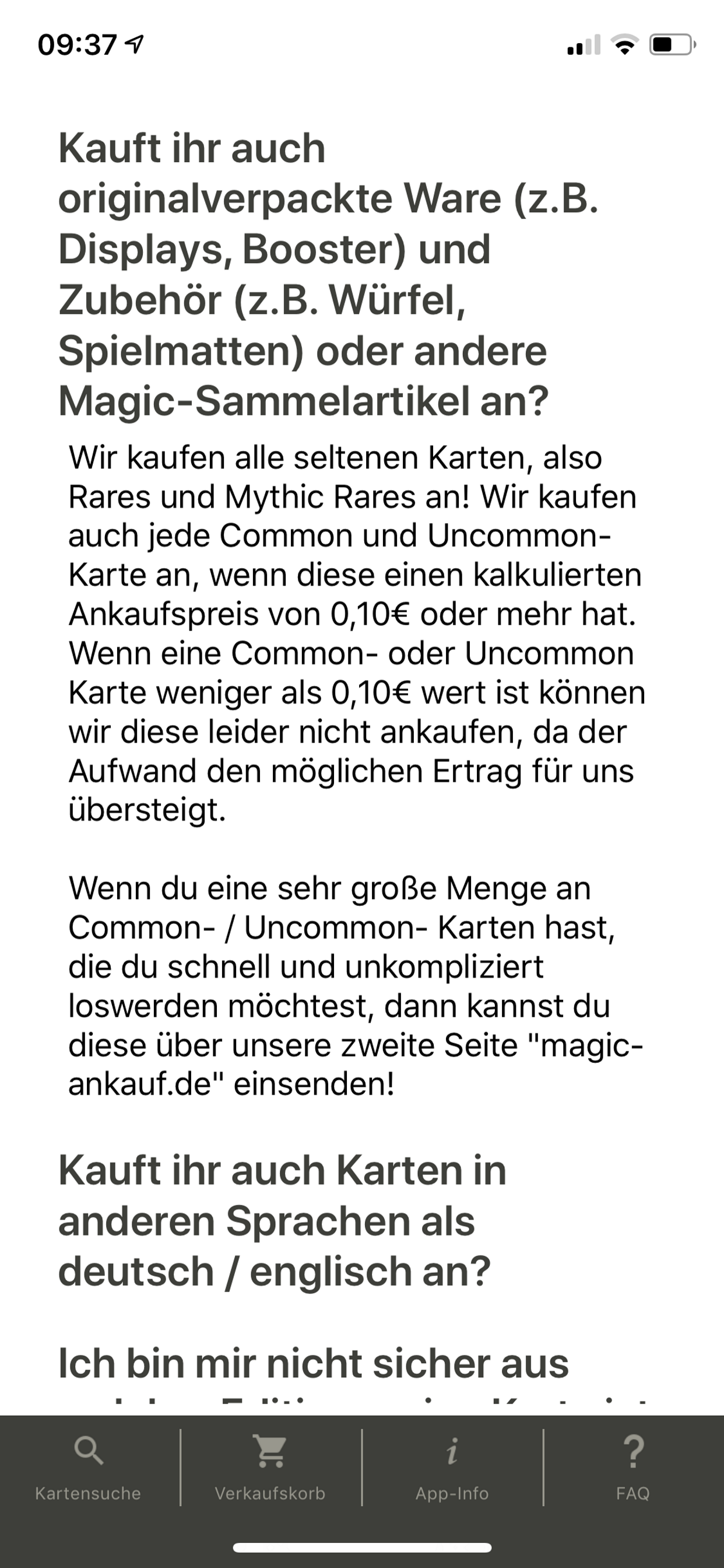 karten-ankauf.de screenshot 8