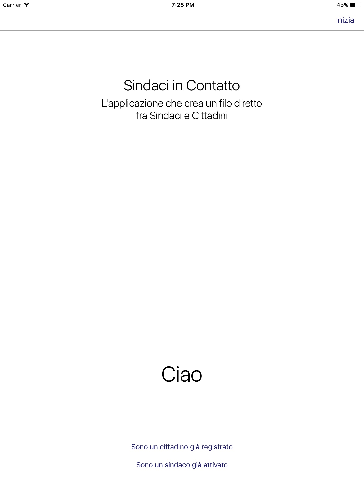 Sindaci In Contatto 2.0 screenshot 2