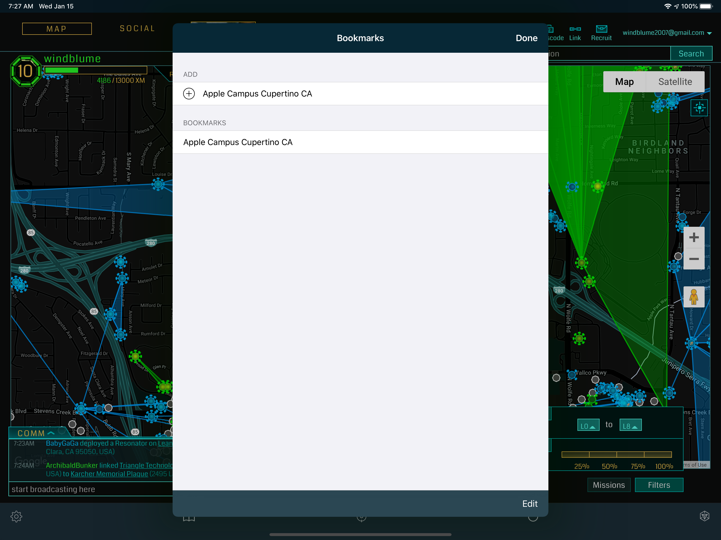 FieldBrowser for Ingress