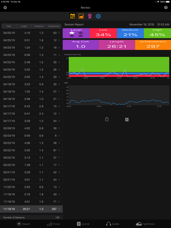 Inner Balance iPad screenshot 4 - Health & Fitness app