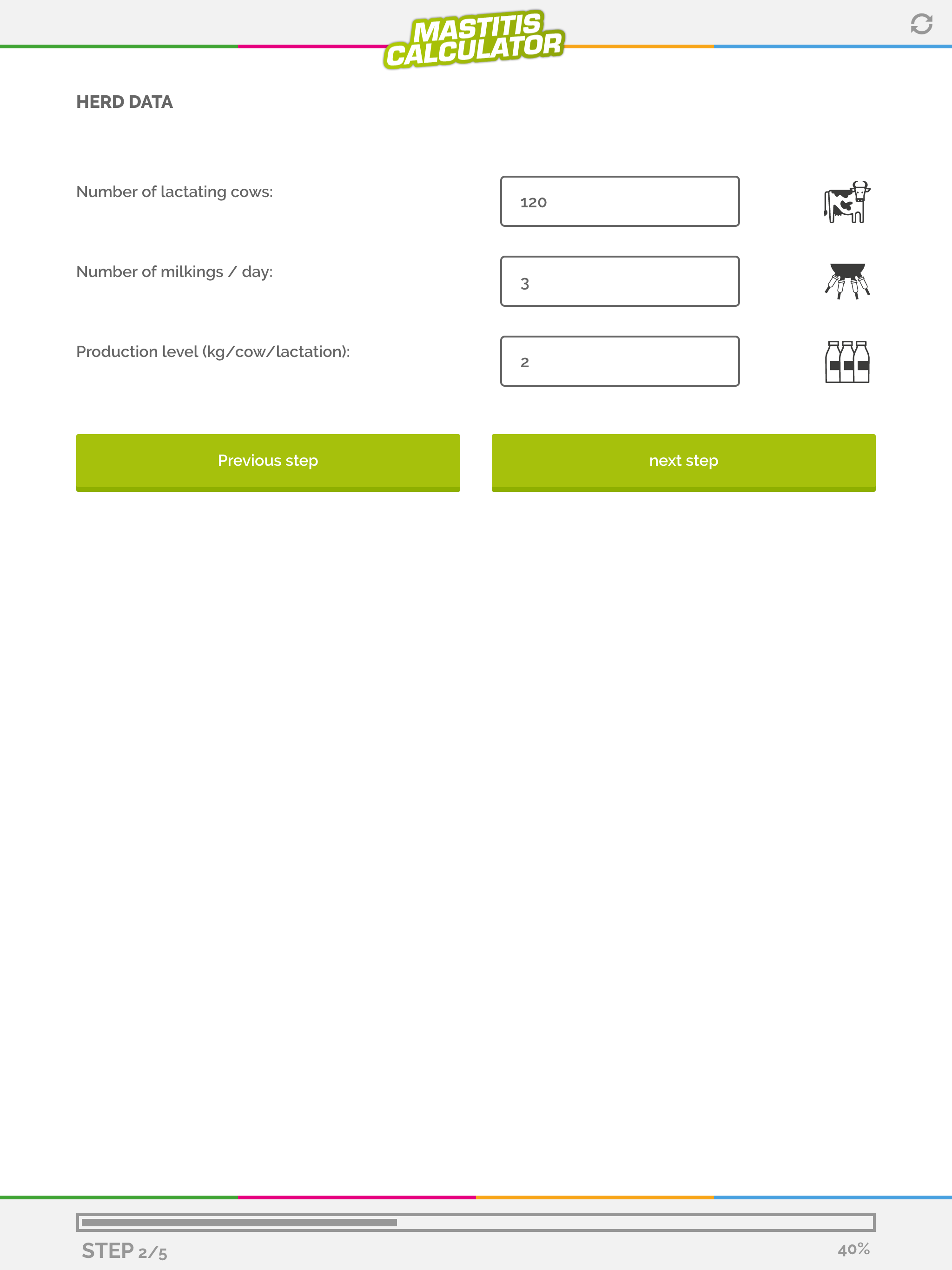 Mastitis Cost Calculator screenshot 5