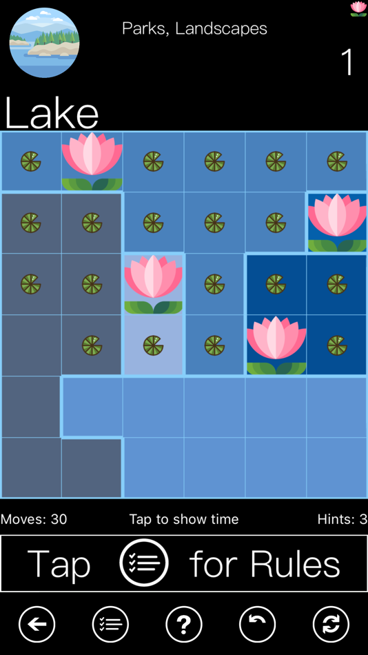 #5. Parks Landscapes - Logic Game (iOS) Bởi: Andrea Sabbatini