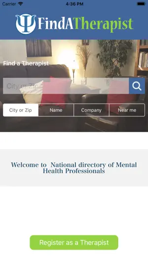 Find a Therapist screenshot 1