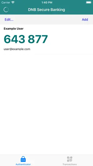 DNB Authenticator screenshot 1