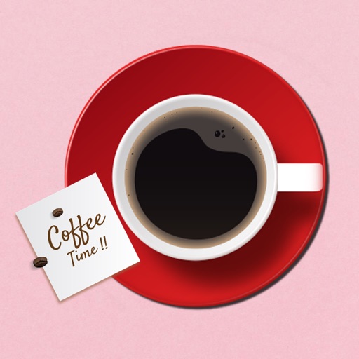 Coffee Breakfast Time Stickers icon