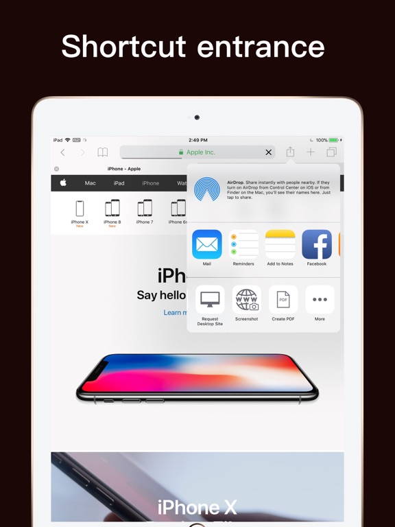 ScreenShot-Webpage Snapshoot iPad screenshot 4 - Weather app