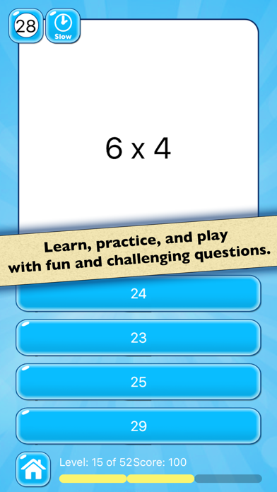 Screenshot #1 pour Practice Multiplication