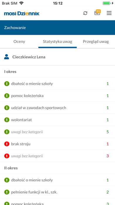 mobiDziennik screenshot