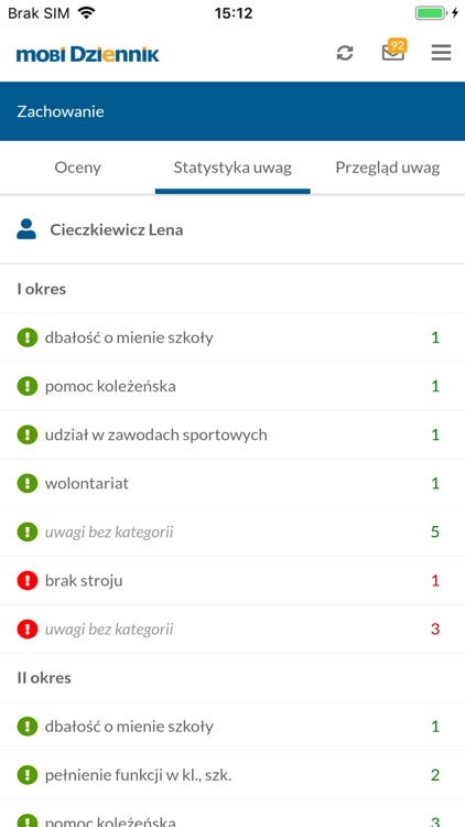 mobiDziennik screenshot-3