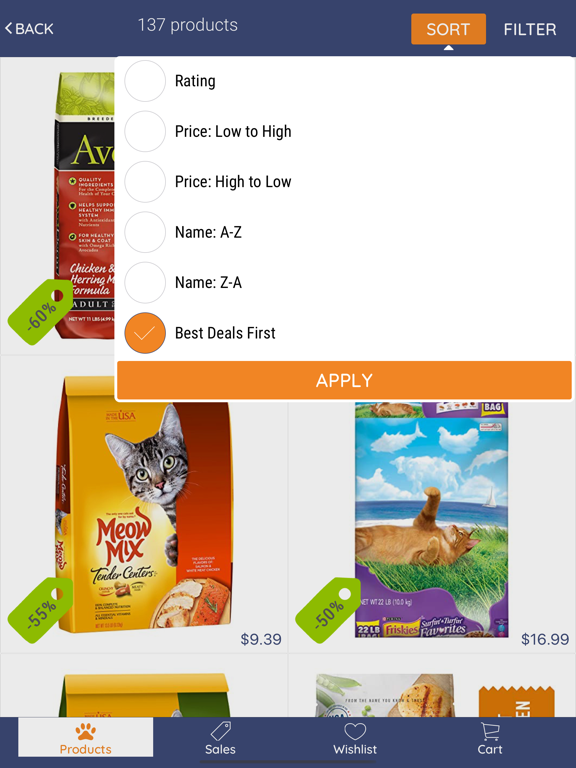 Meow Shop iPad screenshot 2 - Shopping app