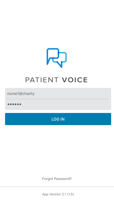 Screenshot #1 pour Patient Voice - Caregiver