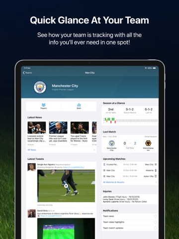 EPL Live for iPad: Footballのおすすめ画像6