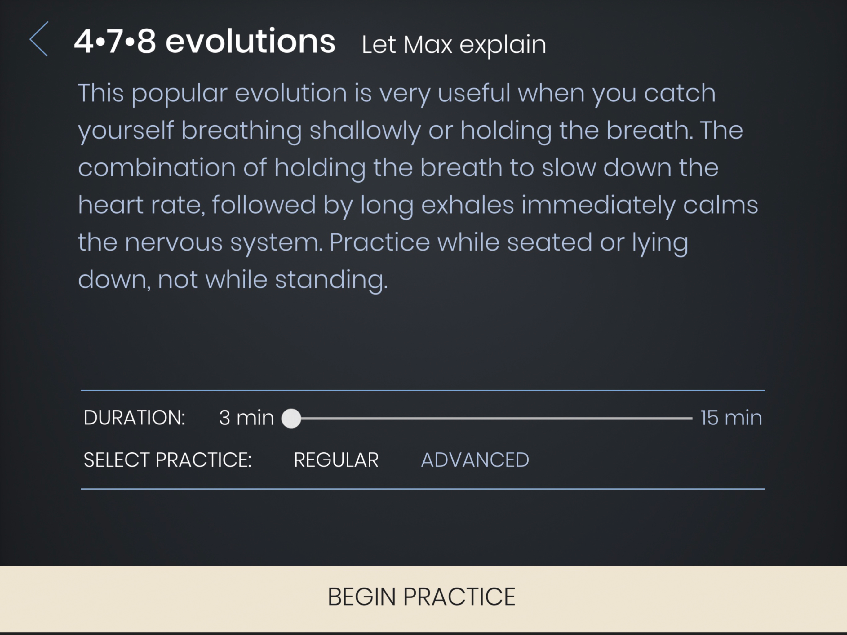 Strategic Breathing