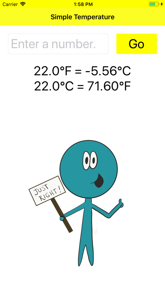 #4. Simple Temperature (iOS) Bởi: Joseph Palmer