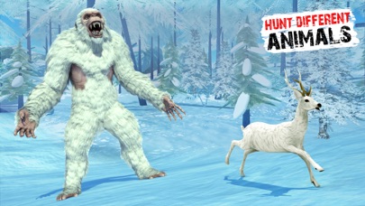 Yeti Monster 3D Hunting Game screenshot 4