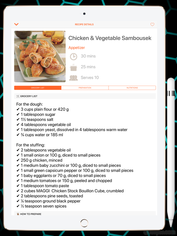 Ramadan Recipes Latest رمضان iPad screenshot 10 - Food & Drink app