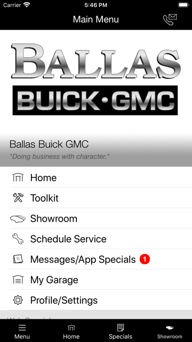 Ballas Buick GMC MLink screenshot 4