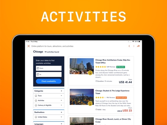 Chicago Travel Guide . iPad screenshot 6 - Travel app