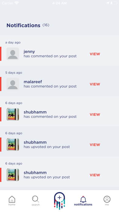 App screenshot