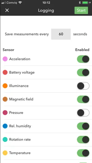 LohmegaLog screenshot 3