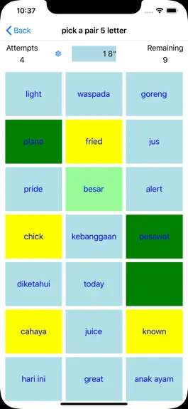 Game screenshot PickAPair Indonesian - English hack