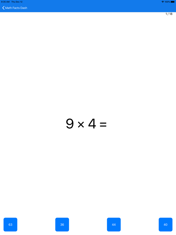 Screenshot #5 pour Math Facts Dash