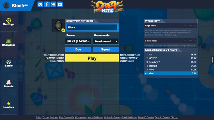 Crazynite.io screenshot-4