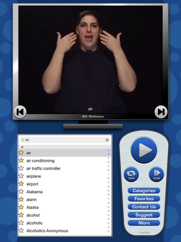 ASL Dictionary for iPad - 3.4 - (iOS)