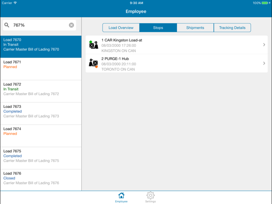App screenshot