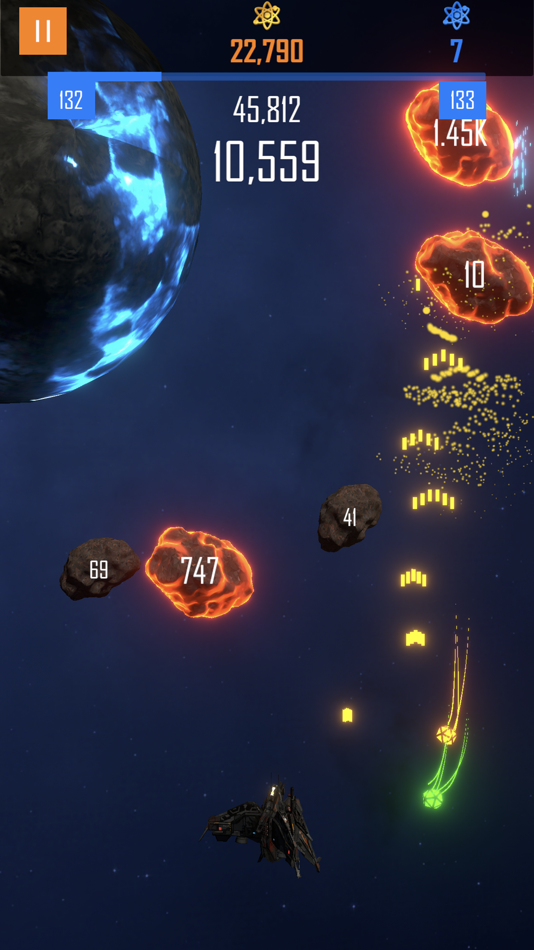 #4. Asteroids Blast (macOS) 来自: Duksel