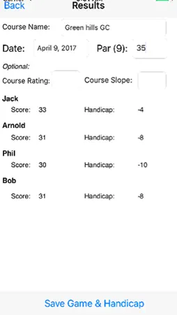iTrackGolf screenshot 2