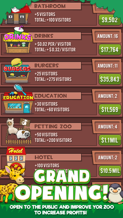 Screenshot #2 pour Idle Tap Zoo