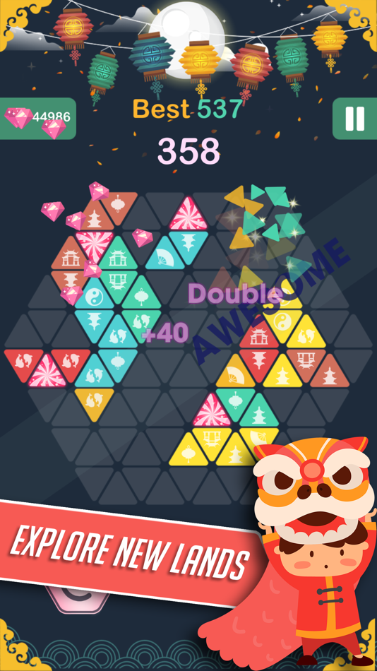 #5. Triangle Candy - Block Puzzle (iOS) 由: Nguyen Tu