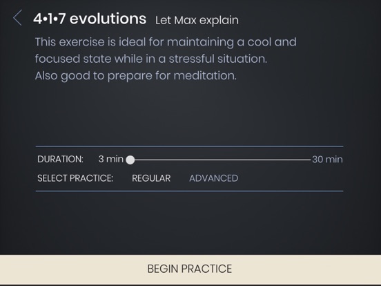 Strategic Breathing iPad app afbeelding 9
