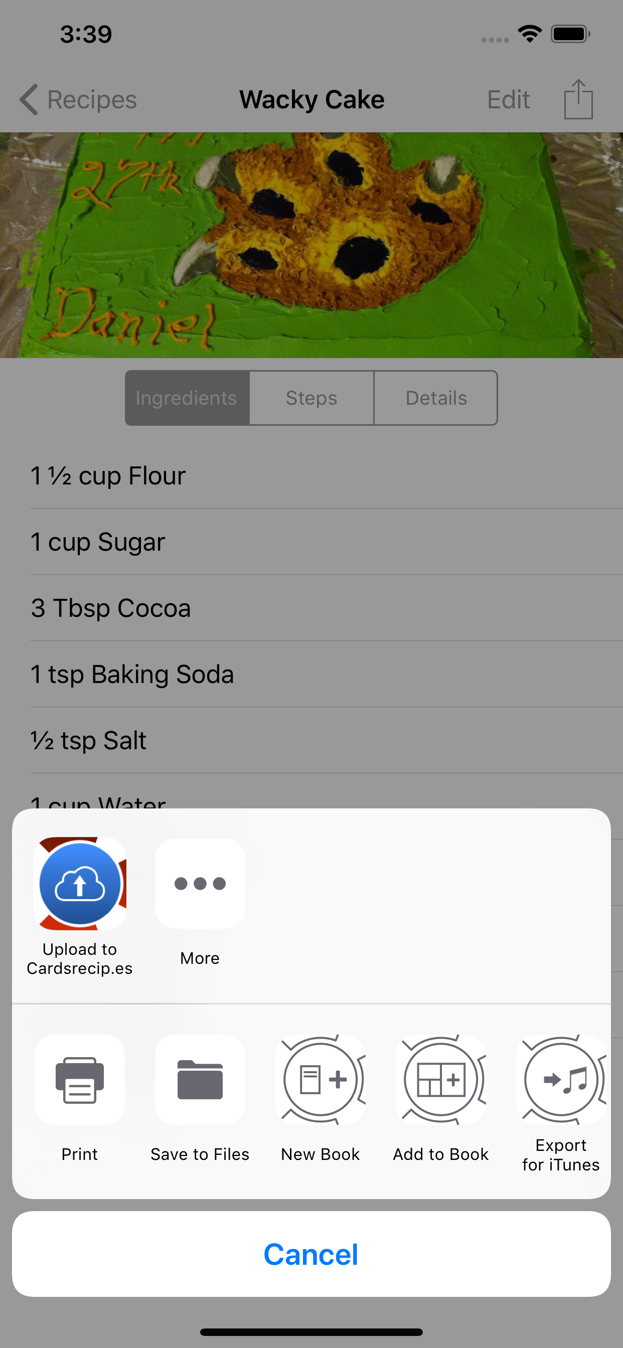 Cards, A Recipe App screenshot 6