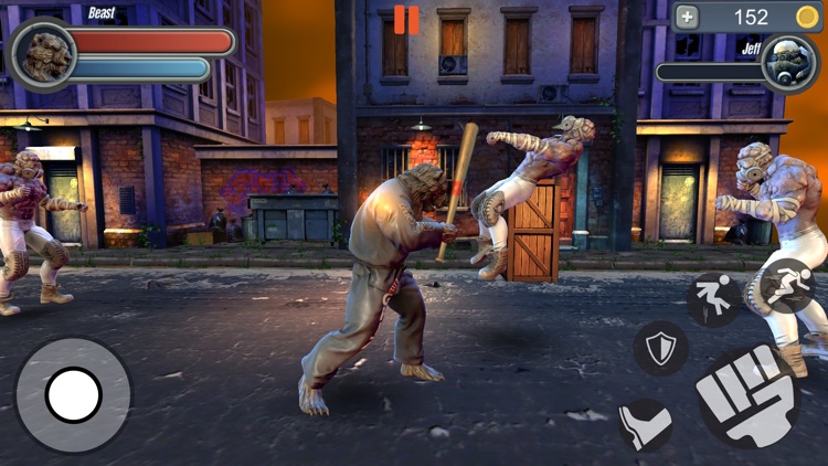 Ninja Street Fighting 3d Games screenshot-3
