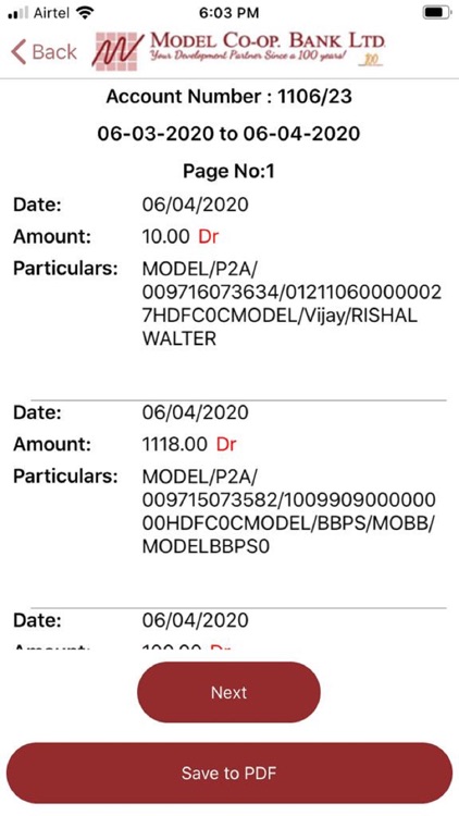 Model Bank Mobile Application screenshot-3
