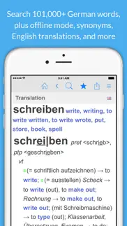 german dictionary & thesaurus iphone screenshot 1