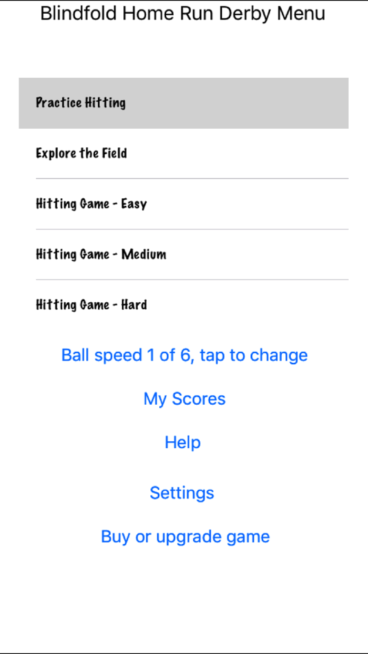 #2. Blindfold Home Run Derby (iOS) 由: marty schultz