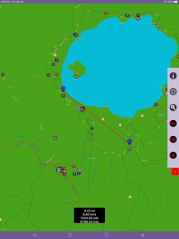 Screenshot #5 pour Crater Lake National Park GPS