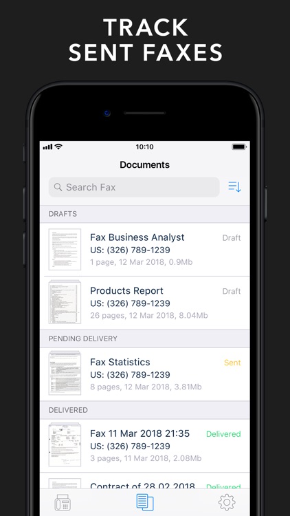 Fax App - Send Fax from iPhone screenshot-4