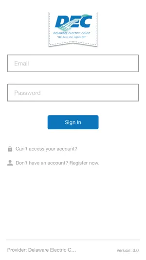 DEC Connect screenshot 1