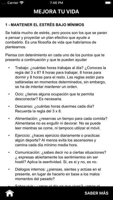 Mejora tu vida emocional Screenshot