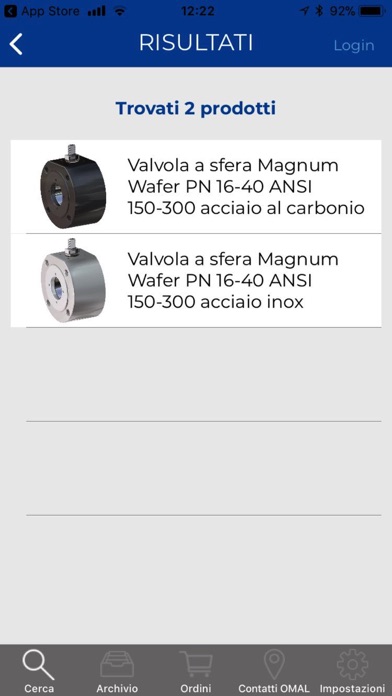 OMAL Catalogue Screenshot