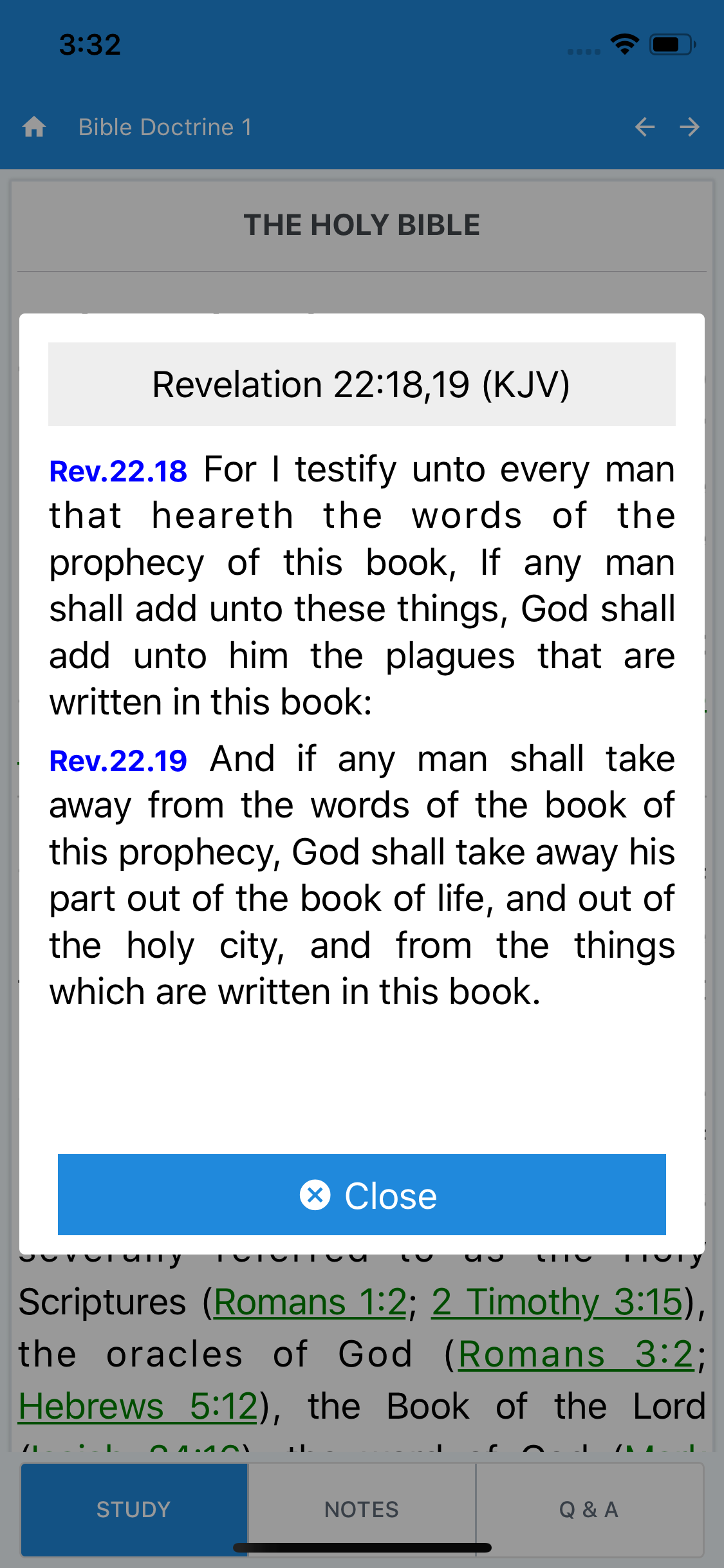 BDH - Bible Doctrine Handbook