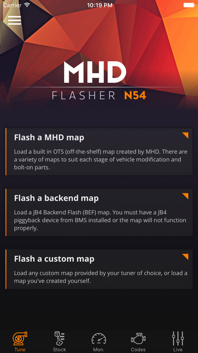 MHD Flasher N54 Screenshot