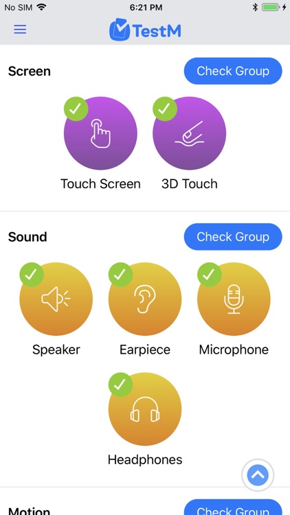 TestM - Check phone & Report